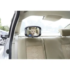 BabyDan Bil Spejl Med LED 28,5x19,5cm