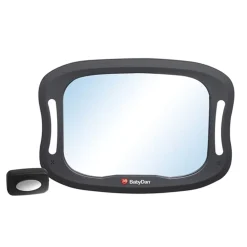 BabyDan Bil Spejl Med LED 28,5x19,5cm