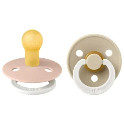 Bibs Colour Latex Sutter 2-Pack Night Collection Blush/Vanilla