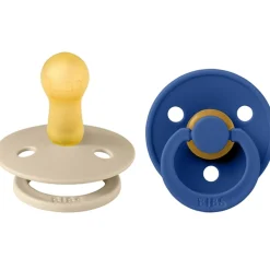 Bibs Colour Latex Sutter 2-pak Vanilla/Cornflower