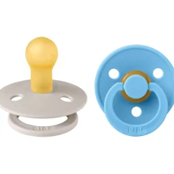 Bibs Mushroom/Breeze Sut Colour 2 Pack Latex