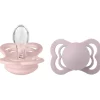 Bibs Supreme Silikone Sutter 2-pak Blossom/Dusky Lilac