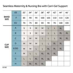 Carriwell Graviditets- og Amme-BH m. Carri-Gel Sort