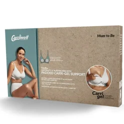 Carriwell Graviditets- og Amme-BH m. Indlæg og Carri-Gel Sort