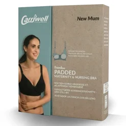 Carriwell Graviditets- og Amme-BH m. Indlæg Hvid