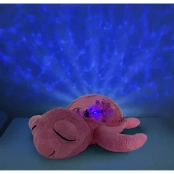 Cloud B Tranquil Turtle Natlampe Pink m. Lyd
