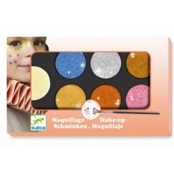 Djeco Ansigtsmaling 6 Farver Metallic