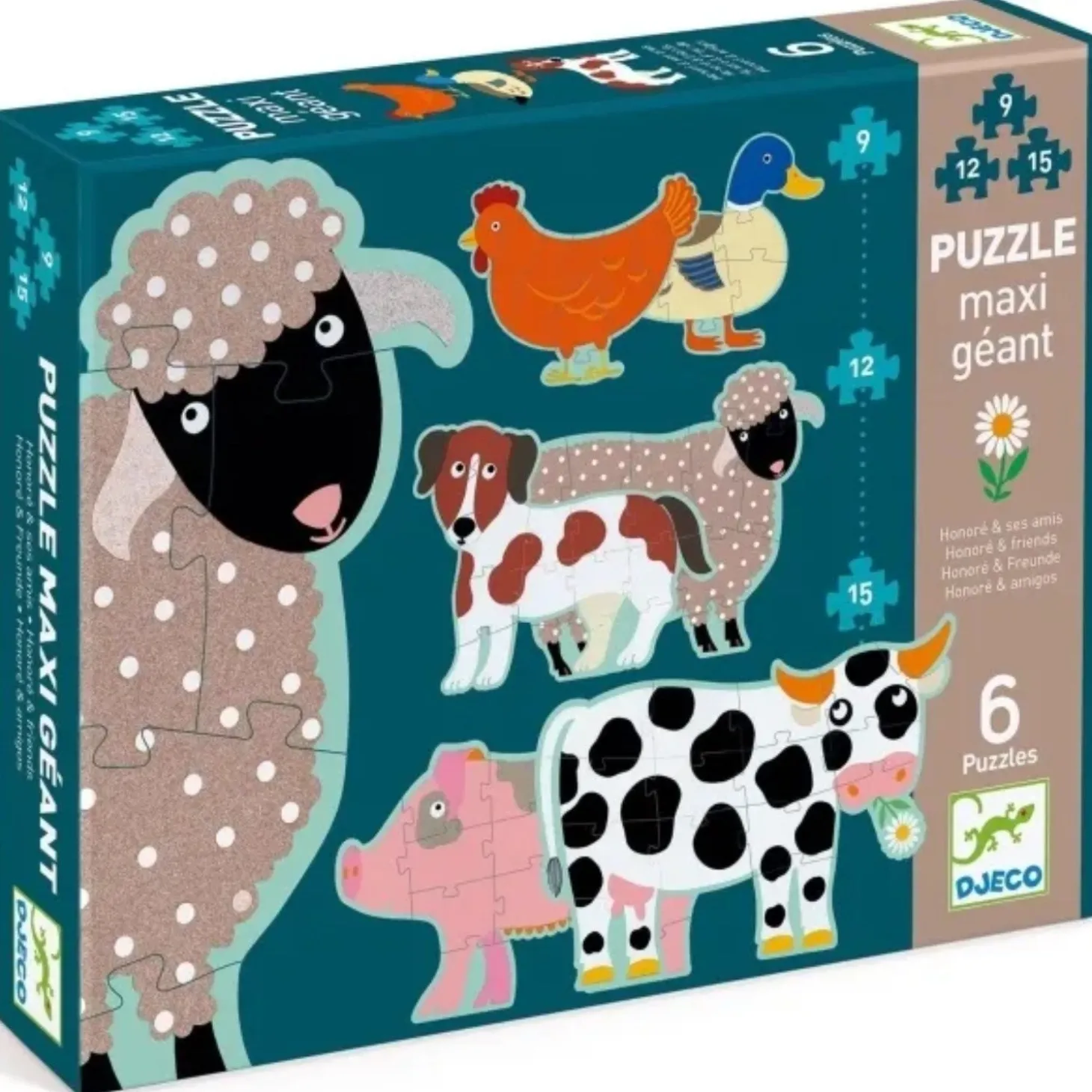 Djeco Honoré og hendes venner Puslespil