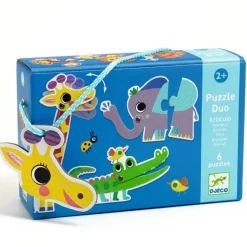 Djeco Puslespil Duo Dyr