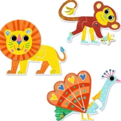 Djeco Puslespil Duo Dyr