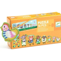 Djeco Puslespil Duo Stor og Lille på Bondegården