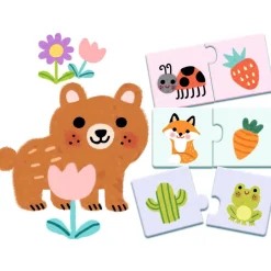 Djeco Puzzle Duo, Farver