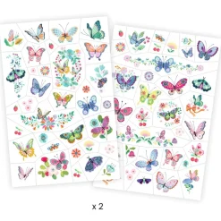 Djeco Tattoos Sommerfugle