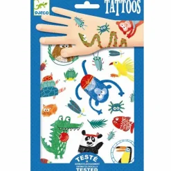 Djeco Tattoos Vilde Dyr