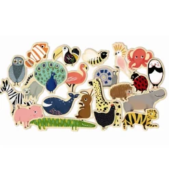 Djeco Wooden Magnetic Dyr