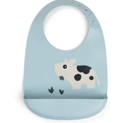 DonebyDeer Blå Silikone Hagesmæk Dotti