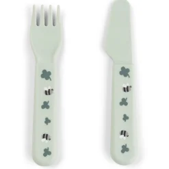 DonebyDeer Green Foodie Spisesæt Med Sugekop Tiny Farm