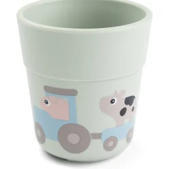 DonebyDeer Green Foodie Spisesæt Med Sugekop Tiny Farm