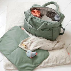 DonebyDeer Green Quiltet Pusletaske