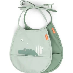 DonebyDeer Mini Hagesmæk M/Lomme 2 Stk. Croco Grøn