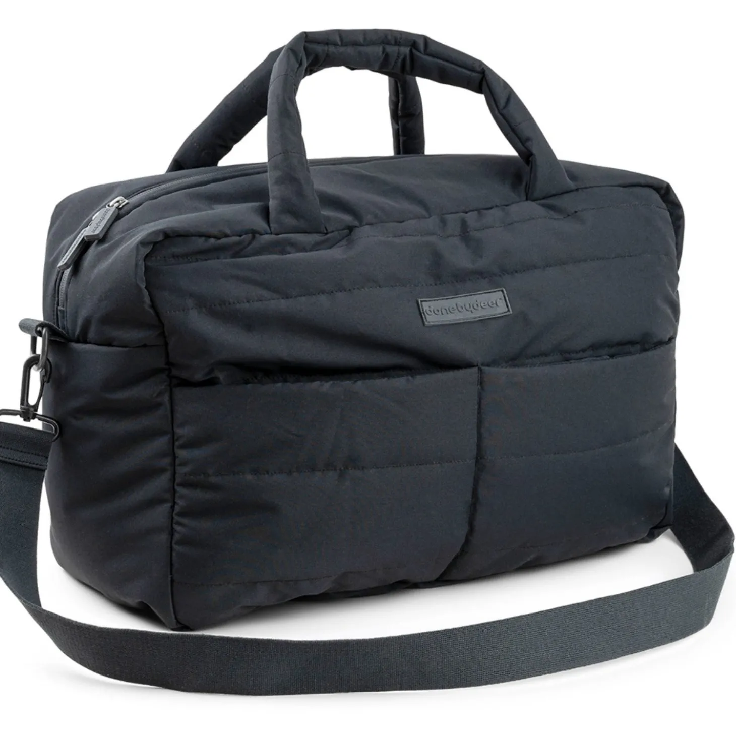 DonebyDeer Sort Quiltet Pusletaske