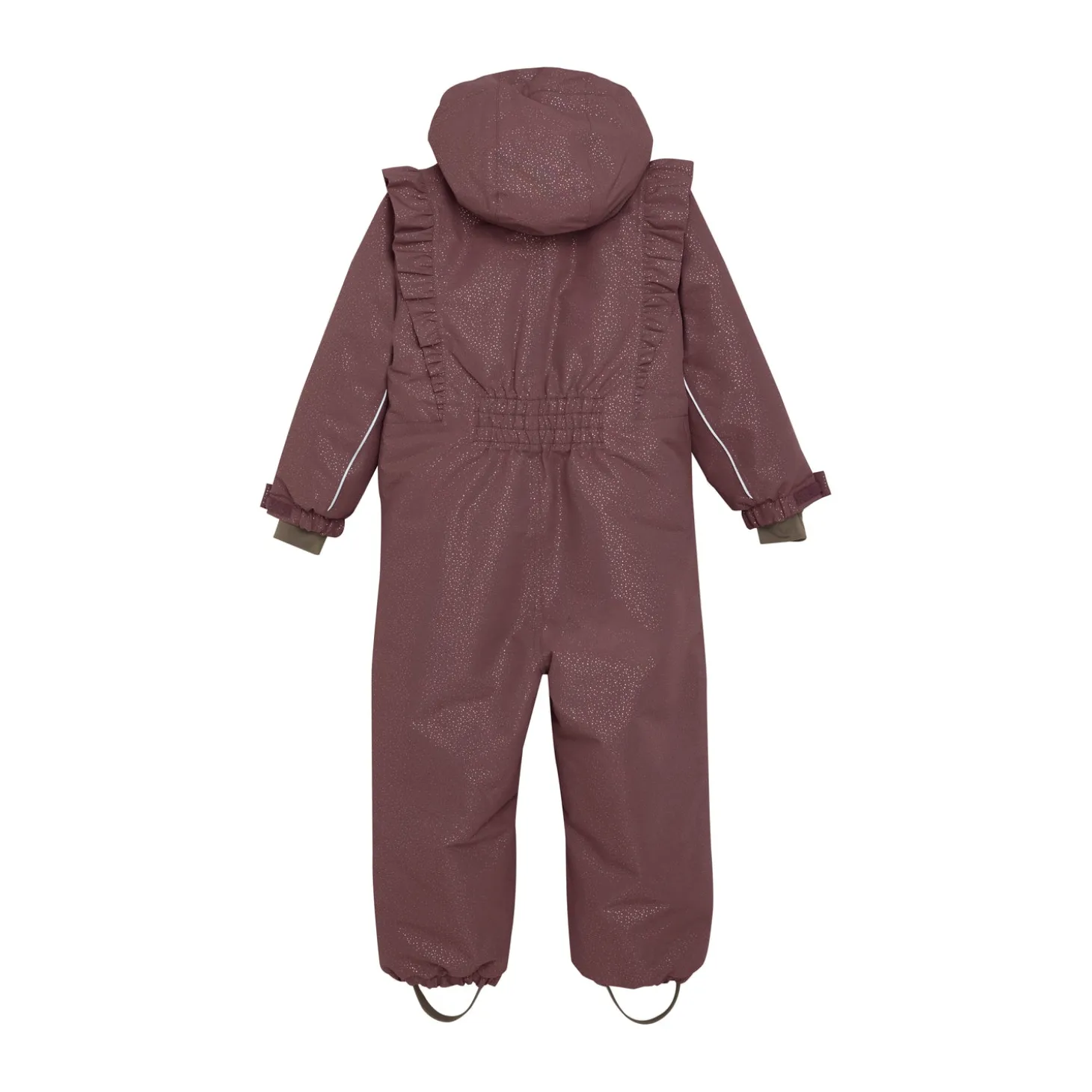 EnFant flyverdragt med frynser og glimmer - Rose Taupe