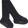 Gobabygo Dark Blue Non-Slip Strømper Bambus