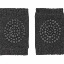 Gobabygo Dark Grey Melange Crawling Knæbeskyttere Organic Terry Bomuld