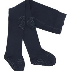 Gobabygo Navy Blue Crawling Strømpebukser Organic Bomuld
