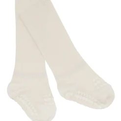 Gobabygo Off White Non-Slip Strømper Bambus