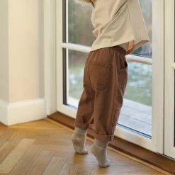 Gobabygo Sand Non-Slip Strømper Bambus