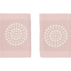 Gobabygo Soft Pink Crawling Knæbeskyttere Organic Terry Bomuld
