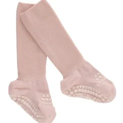 Gobabygo Soft Pink Non-Slip Strømper Bambus