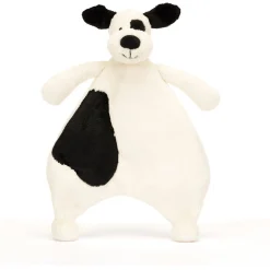 Jellycat Bashful Black & Cream Hvalp Nusseklud