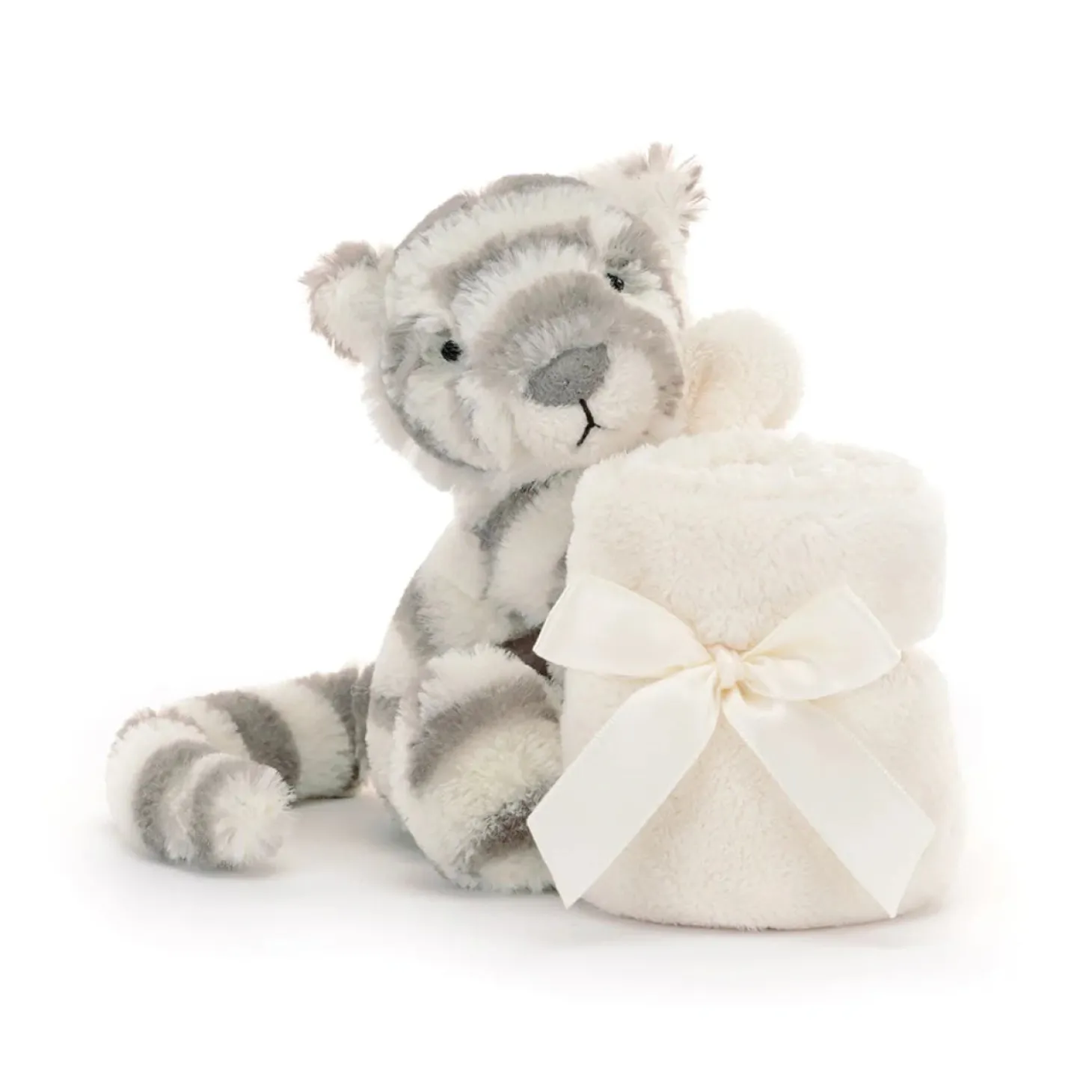 Jellycat Bashful Snow Tiger nusseklud