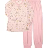 Joha Bambus Pink AOP Pyjamas