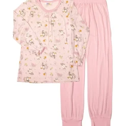 Joha Bambus Pink AOP Pyjamas