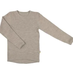 Joha Uld Rib Sesame Melange Bluse