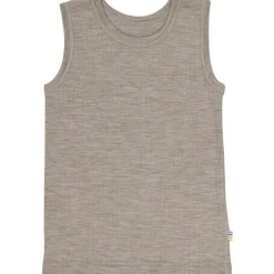 Joha Uld Rib Sesame Melange Undertrøje