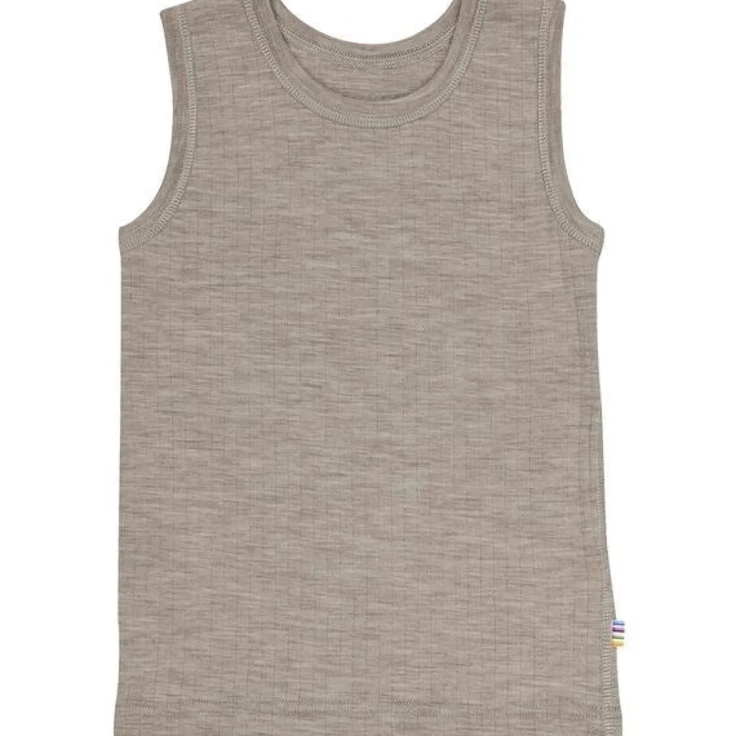 Joha Uld Rib Sesame Melange Undertrøje