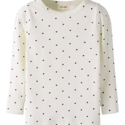 Lil'Atelier Coconut Milk Heart Nmfgago Ls Slim Top Lil Noos