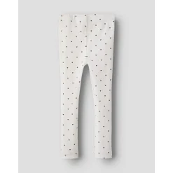 Lil'Atelier Coconut Milk Heart Nmfgago Slim Leggings Lil Noos