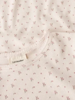 Lil'Atelier Nattøj - Gago - Almost Mauve FLOWERS