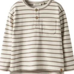 Lil'Atelier Turtledove Sepia Tint Nmmlimia Nob Ls Loose Top Lil