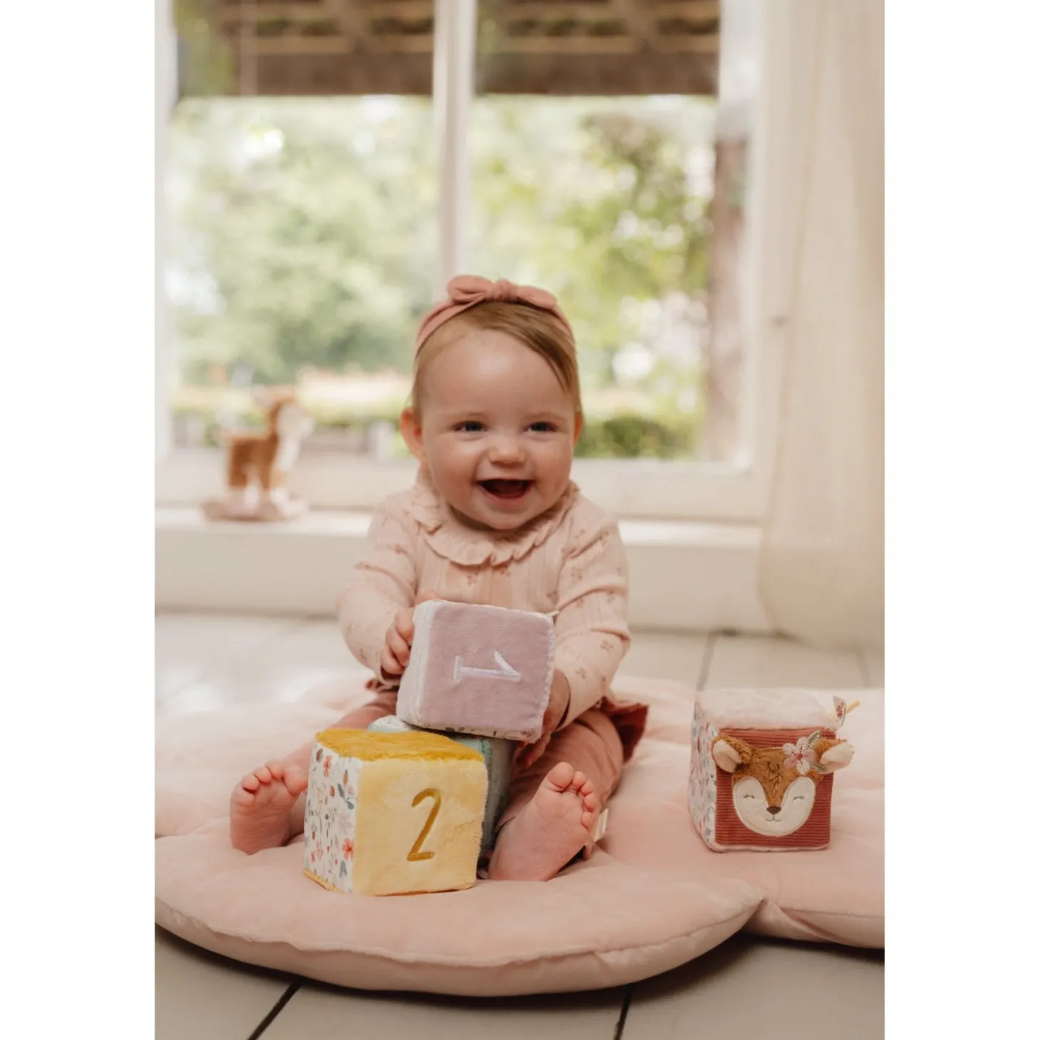 Little Dutch Fairy Garden Pink Plys Terninger