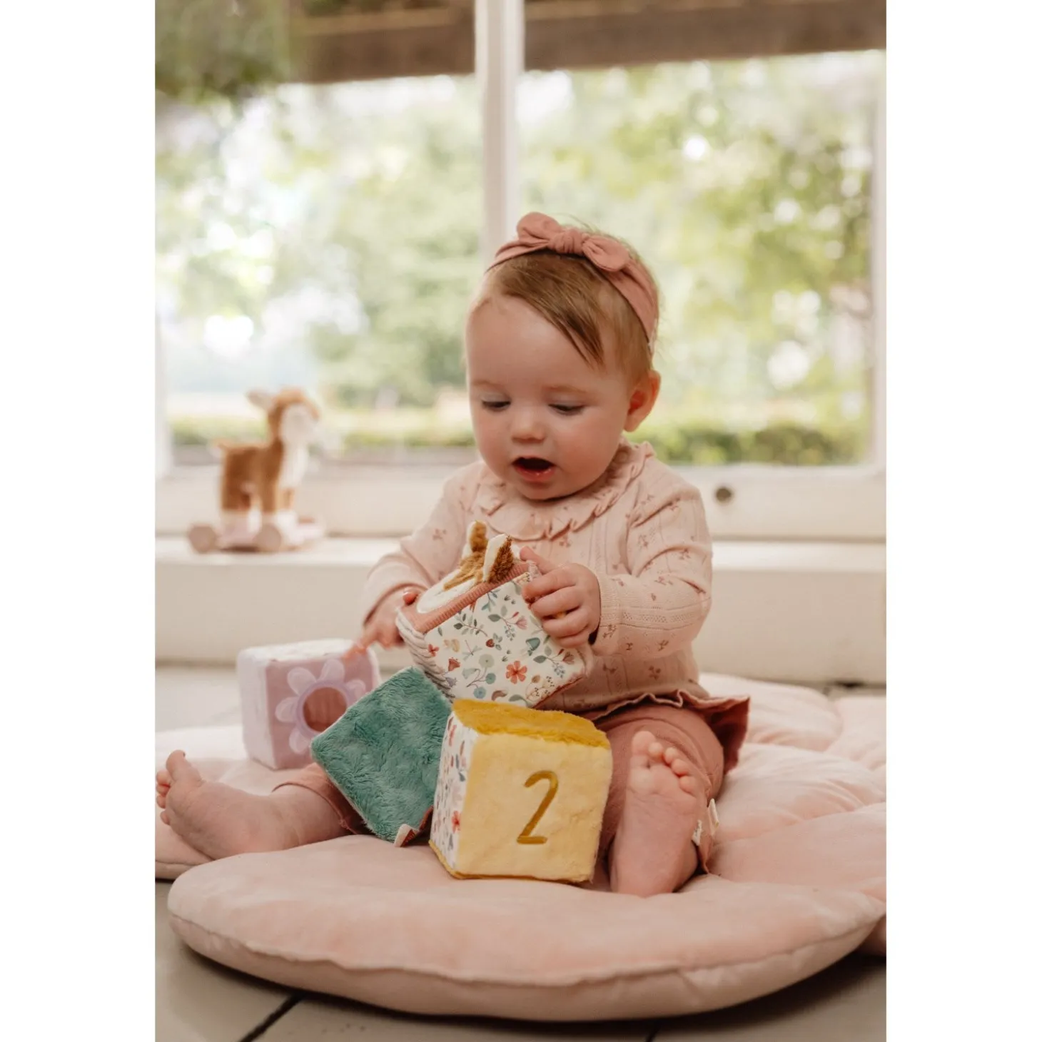 Little Dutch Fairy Garden Pink Plys Terninger