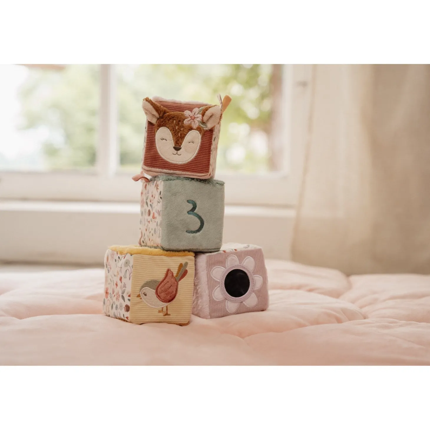 Little Dutch Fairy Garden Pink Plys Terninger