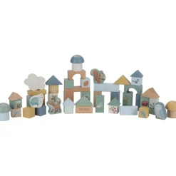 Little Dutch Forest Friends Blue Byggeklodser Træ