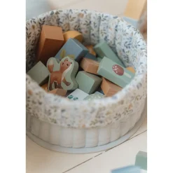 Little Dutch Forest Friends Blue Byggeklodser Træ