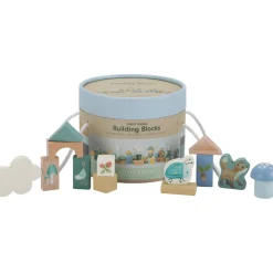 Little Dutch Forest Friends Blue Byggeklodser Træ